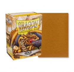 DRAGON SHIELD -  POCHETTES TAILLE STANDARD - OR - MAT (100)