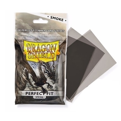DRAGON SHIELD -  POCHETTES TAILLE STANDARD - PERFECT FIT FUMÉE (100)