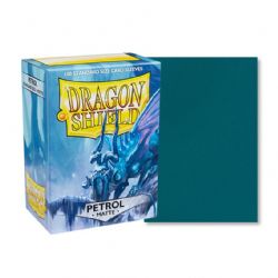 DRAGON SHIELD -  POCHETTES TAILLE STANDARD - PÉTROLE - MAT (100)
