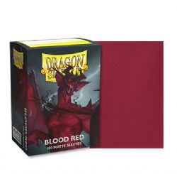 DRAGON SHIELD -  POCHETTES TAILLE STANDARD - ROUGE SANG - MAT (100)