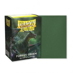 DRAGON SHIELD -  POCHETTES TAILLE STANDARD - VERT FORÊT - MAT (100)