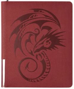 DRAGON SHIELD -  PORTFOLIO 18 POCHETTES - CARD CODEX ZIPSTER - ROUGE SANG (20 PAGES)