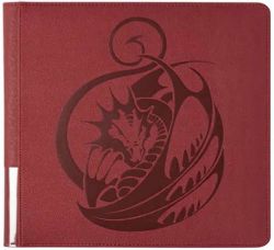 DRAGON SHIELD -  PORTFOLIO 24 POCHETTES - CARD CODEX CARTABLE ZIPSTER XL - ROUGE SANG (24 PAGES)