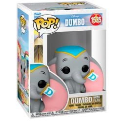 DUMBO -  POP! FIGURINE EN VINYLE DE DUMBO AVEC UN DRAPEAU (10 CM) 1535