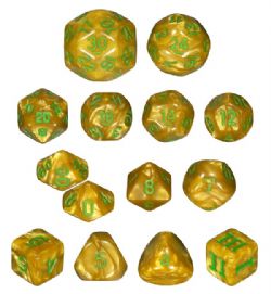 DUNGEON CRAWL CLASSICS -  ENSEMBLE DE 14 DÉS DCC JDR, DARK TOWER DICE DCC RPG