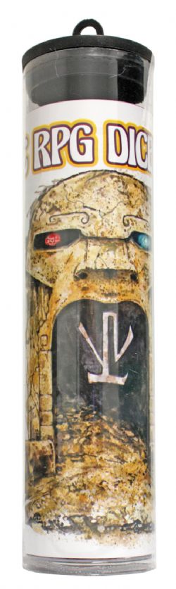 DUNGEON CRAWL CLASSICS -  ENSEMBLE DE 14 DÉS DCC JDR, ELEMENTAL EARTH DCC RPG