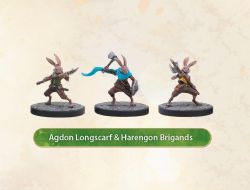 DUNGEONS & DRAGONS 5 -  AGDON AND HARENGON BRIGAND -  DND MINIS COLLECTOR SERIES