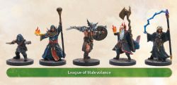 DUNGEONS & DRAGONS 5 -  LEAGUE OF MALEVOLANCE -  DND MINIS COLLECTOR SERIES