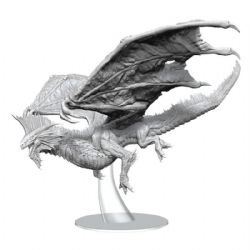 DUNGEONS & DRAGONS -  ADULT SILVER DRAGON -  ICONS OF THE REALMS