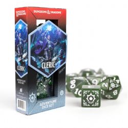 DUNGEONS & DRAGONS -  ADVENTURE DICE SET - CLERIC (GREEN) (ENGLISH)