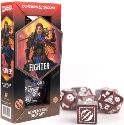 DUNGEONS & DRAGONS -  ADVENTURE DICE SET - FIGHTER (RED) (ENGLISH)