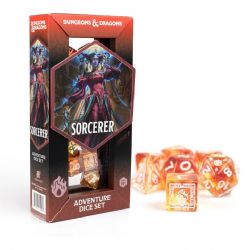 DUNGEONS & DRAGONS -  ADVENTURE DICE SET - SORCERER (ORANGE) (ENGLISH)