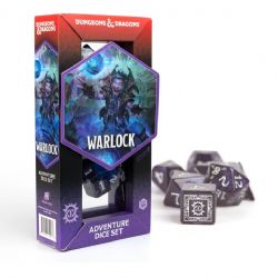 DUNGEONS & DRAGONS -  ADVENTURE DICE SET - WARLOCK (BLUE) (ENGLISH)