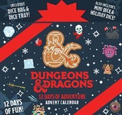 DUNGEONS & DRAGONS -  CALENDRIER DE L'AVENT 12 DÉS D'AVENTURE