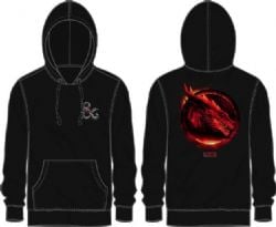 DUNGEONS & DRAGONS -  CHANDAIL À CAPUCHON - NOIR (XX-LARGE)