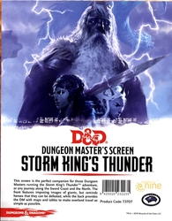 DUNGEONS & DRAGONS -  DUNGEON MASTER'S SCREEN - STORM KING'S THUNDER (ANGLAIS) -  ÉCRAN MJ 5E