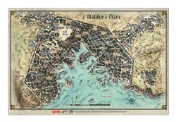DUNGEONS & DRAGONS -  GAME MAT - BALDUR'S GATE MAP (23