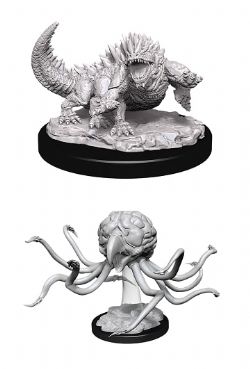DUNGEONS & DRAGONS -  GRELL & BASILISK -  D&D NOLZUR'S MARVELOUS UNPAINTED MINIATURES