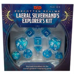 DUNGEONS & DRAGONS -  LAERAL SILVERHAND'S EXPLORER'S KIT - DICE AND MISCELLANY -  DÉS JDR