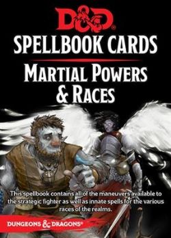 DUNGEONS & DRAGONS -  MARTIAL POWERS & RACES SPELLBOOK CARDS (ANGLAIS) -  5E ÉDITION