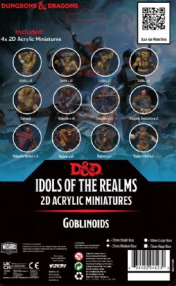 DUNGEONS & DRAGONS -  MINIATURE ACRYLIQUE 2D DE GOBLINOIDS