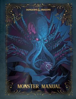 DUNGEONS & DRAGONS -  MONSTER MANUAL - ALTERNATE COVER (ANGLAIS) **LIMITE DE 5 PAR CLIENT** -  RÈGLE DE BASE D&D 2024