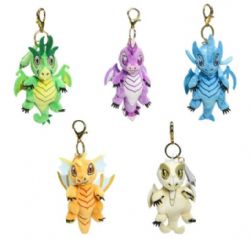 DUNGEONS & DRAGONS -  PORTE CLÉ PELUCHE ALÉATOIRE WYRMLING GEMME -  50TH ANNIVERSARY