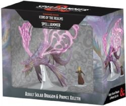 DUNGEONS & DRAGONS -  SPELLJAMMER ADVENTURES IN SPACE - ADULT SOLAR DRAGON & PRINCE XELETH -  ICONS OF THE REALMS