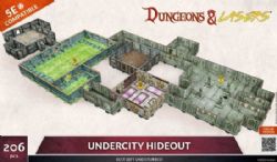 DUNGEONS & LASERS: TERRAIN NON-PEINTE -  UNDERCITY HIDEOUT -  TERRAIN MINIATURE