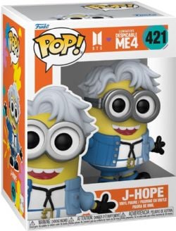 DÉTESTABLE MOI -  FIGURINE POP! EN VINYLE DE J-HOPE (10 CM) -  MINIONS X BTS 421