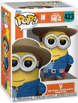 DÉTESTABLE MOI -  FIGURINE POP! EN VINYLE DE V (10 CM) -  MINIONS X BTS 423