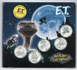 E.T. L'EXTRA-TERRESTRE -  MÉDAILLONS CINÉMONNAIE 