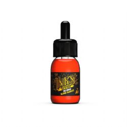 ENCRE ACRYLIQUE -  BLOOD SCARLET(30 ML) -  AK INTERACTIVE THE INKS