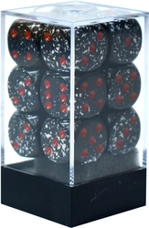 ENSEMBLE DE 12D6 -  ESPACE -  SPECKLED