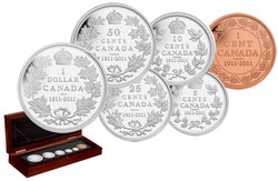 ENSEMBLES NUMISMATIQUES -  100E ANNIVERSAIRE DU DOLLAR CANADIEN DE 1911 - ÉDITION SPÉCIALE -  PIÈCES DU CANADA 2011