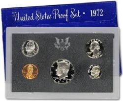 ENSEMBLES NUMISMATIQUES -  ENSEMBLE ÉPREUVE 1972 