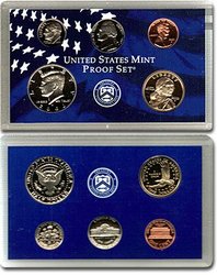 ENSEMBLES NUMISMATIQUES -  ENSEMBLE ÉPREUVE DES ÉTATS-UNIS 2002 