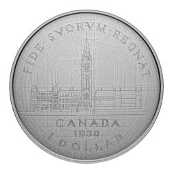 ESQUISSE ORIGINALE D'EMANUEL HAHN -  PARLEMENT -  PIÈCES DU CANADA 2024 01