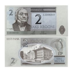 ESTONIE -  2 KROONI 2007 (UNC) 85B