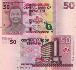 ESWATINI -  50 EMALANGENI 2018 (UNC) 44
