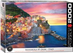 EUROGRAPHICS -  COUCHER DE SOLEIL À MANAROLA (2000 PIECES)
