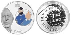 EUROPE -  PIECE DE 1,5 EURO 2007 TINTIN ET LE CAPITAINE HADDOCK
