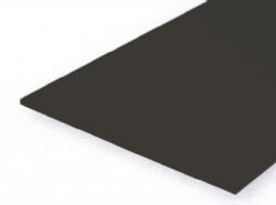 EVERGREEN -  FEUILLES DE POLYSTYRÈNE NOIR 6