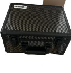 EVORETRO -  COFFRET EN ALUMINIUM À 3 RANGÉES POUR 90 DALLES - ARGENT