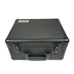 EVORETRO -  COFFRET EN ALUMINIUM À 3 RANGÉES POUR 90 DALLES - NOIR