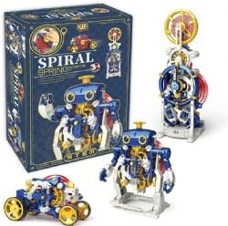 EXPÉRIENCE S.T.I.M. -  RESSORT SPIRAL (MULTILINGUE) -  S.T.E.M. SCIENCE KIT