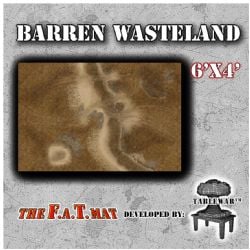 F.A.T. MAT -  SURFACE DE JEU BARREN WASTELAND (6'X4')