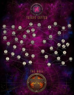 FADING SUNS -  CLOTH PLAY MAT : JUMPWEB MAP -  ACCESSOIRE
