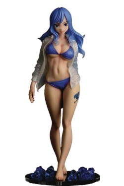 FAIRY TAIL -  FIGURINE DE JUVIA LOCKSER CHEMISE MOUILLÉE GRAVURE STYLE - 1/7 -  ORCATOYS
