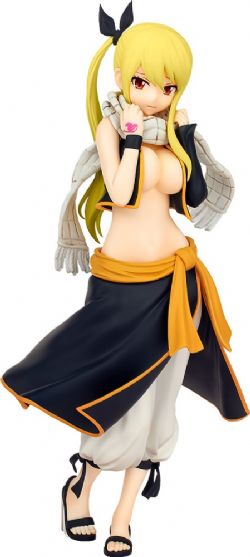 FAIRY TAIL -  FIGURINE DE LUCY HEARTFILIA - VERSION COSTUME DE NATSU -  POP UP PARADE L SIZE